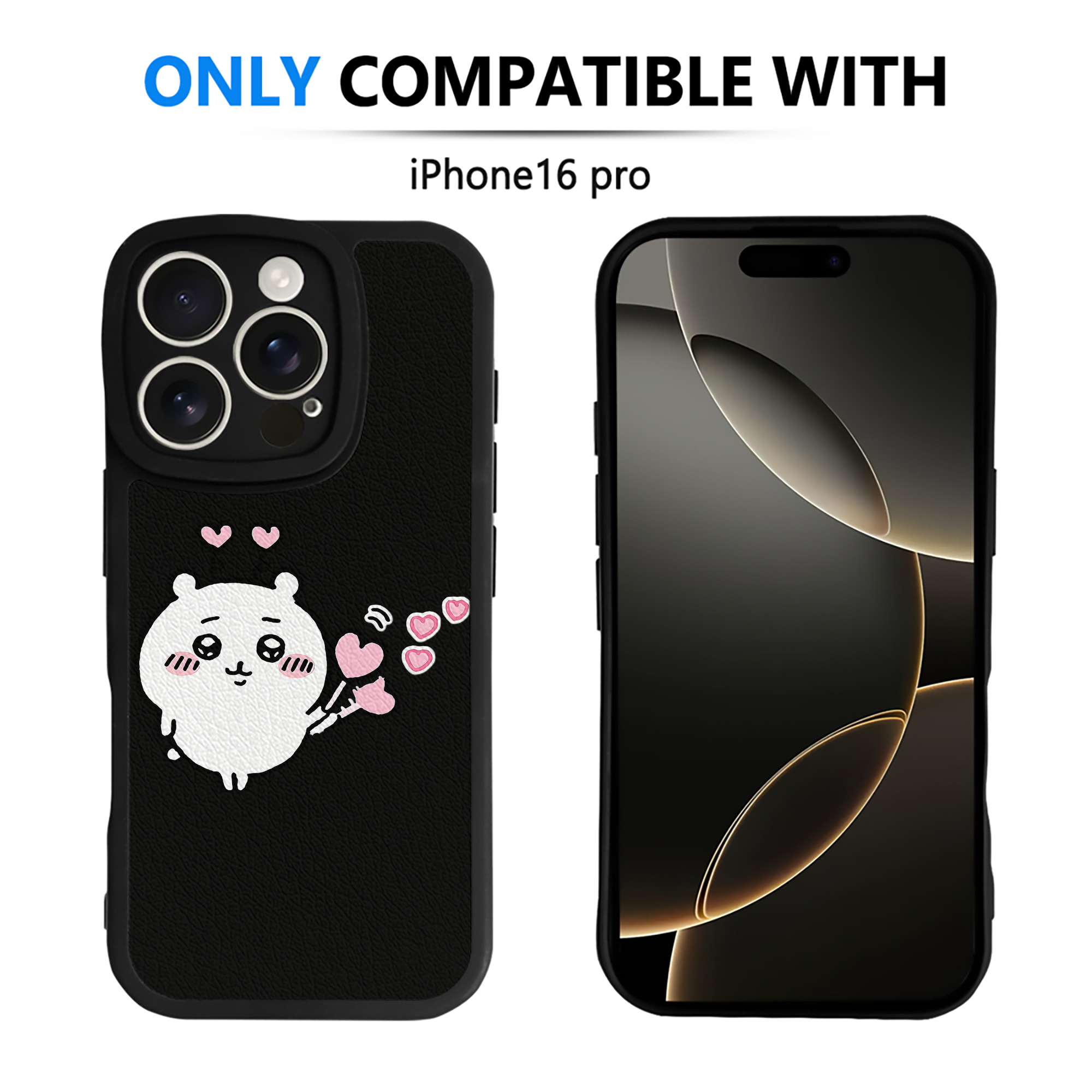 （画像用） ちいかわ ちいかわ Chii-kawa chiikawa 【iPhone 16シリーズ対応】シリコンスマホケース（レザー調） 材質：シリコン